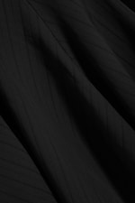 Black - Frayed cotton midi skirt - 4
