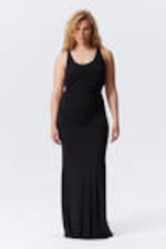 Black - Scoop Neck Tank Top - 1