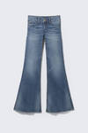 flare low waist flared skinny jeans - Kite Blue - Medium