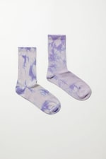 Lilac - Sport Tie-Dye Socks - 0