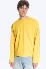 Gelb - Boxy Longsleeve mit lockerer Passform - 0