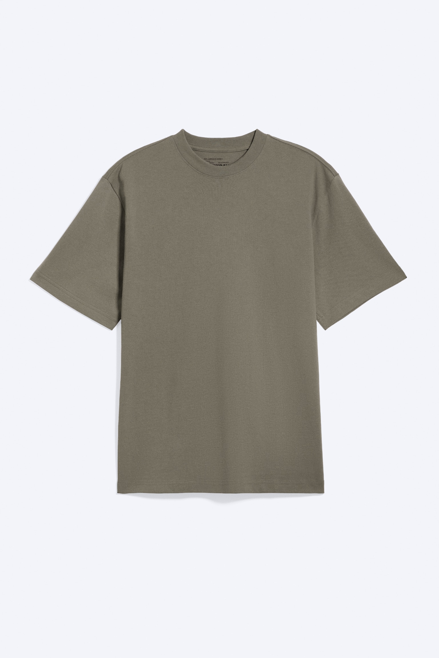TRIČKO S VOĽNÝM STRIHOM - Stlmená Šedá/Svetlá Tlmená Khaki Zelená/White/Svetlomodrá/Black/Vypraná modrá - 1