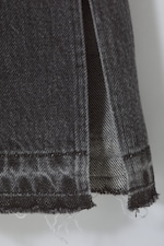 Tar black - Rowe Frayed Split Jeans - 2