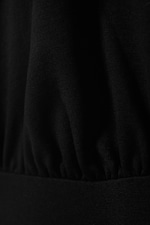 Black - Sleeveless Halter Mini Dress - 4