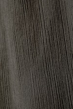 Dark Grey - Low Rise Flared Crinkled Trousers - 1