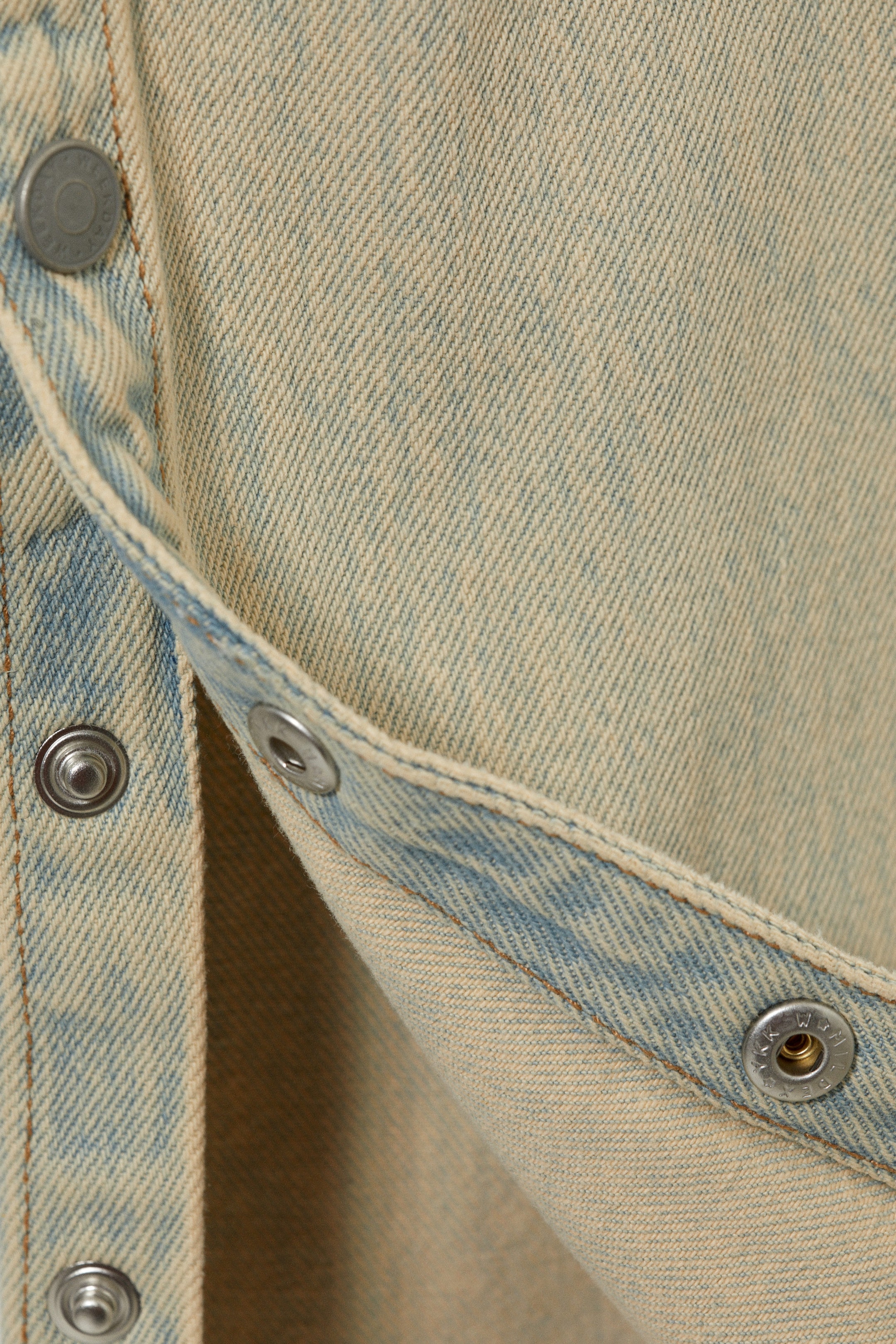 Sunbleached - Arrow Low Straight Slit Jeans - 1