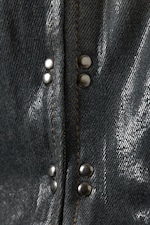 Coated Ombre Blue - Rose Denim Coated Corset Top - 1