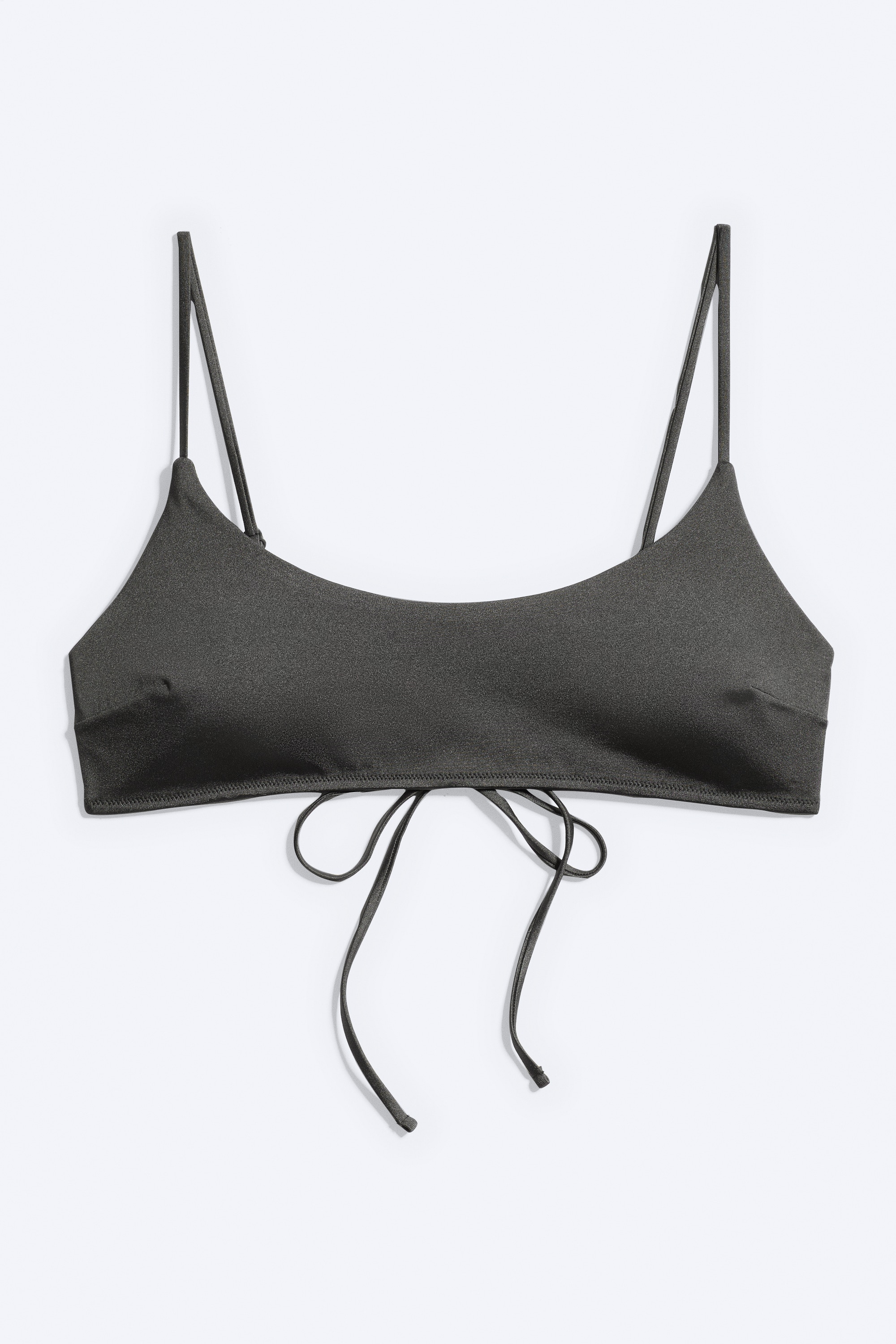 Top bikini imbottito - Dark Grey - Shimmer/Nero/Blu scuro