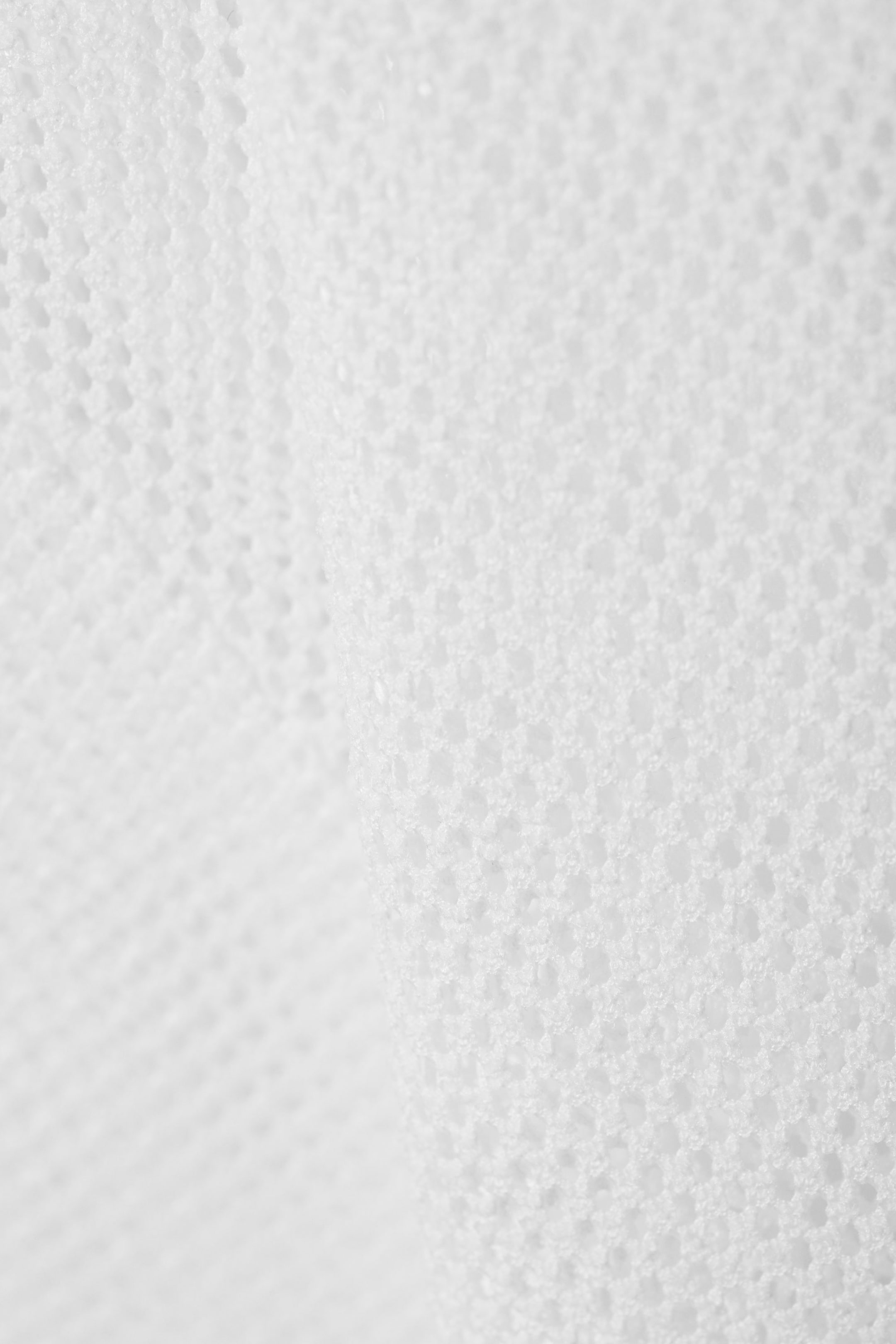 White - Oversized Mesh T-Shirt - 1