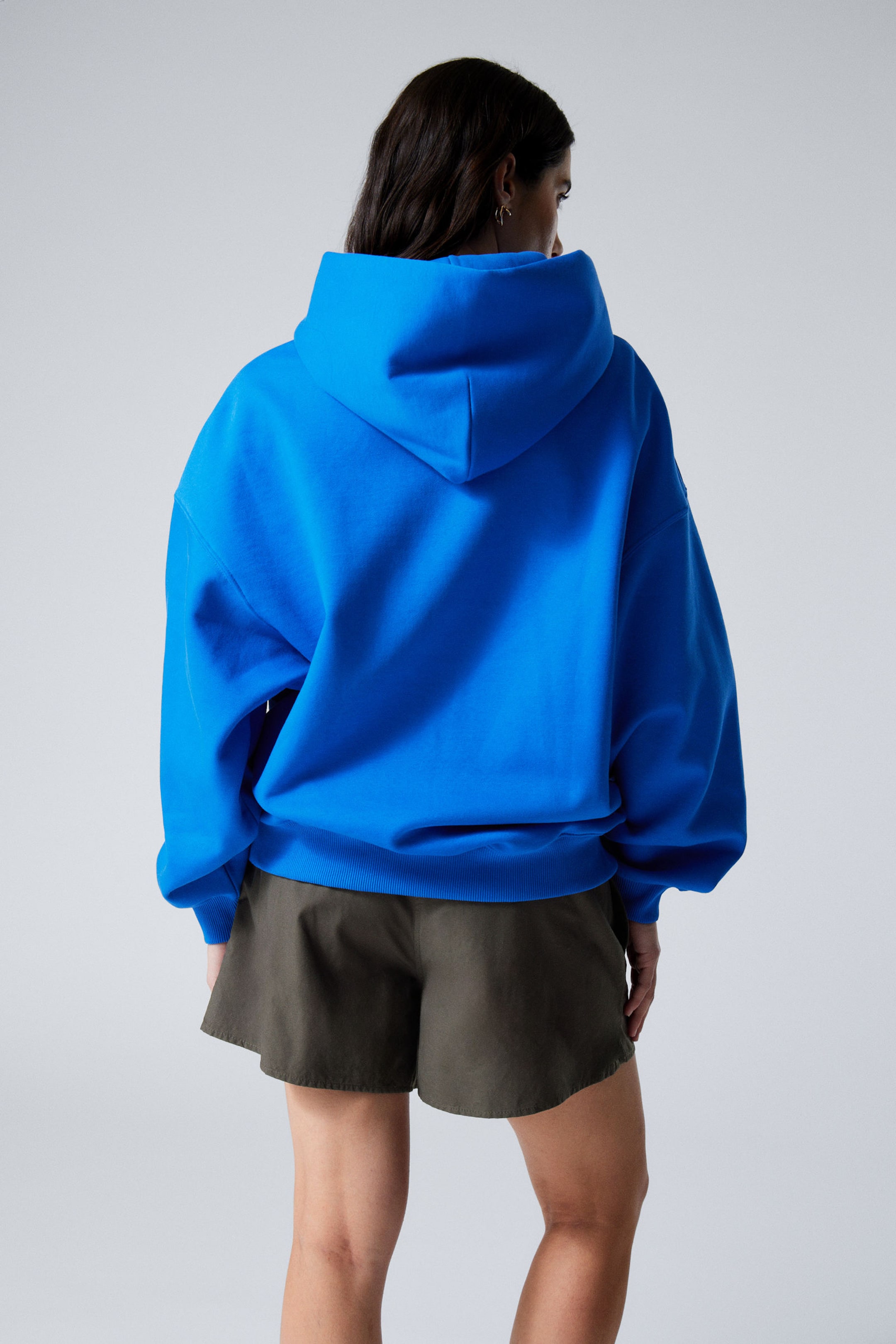 Bright Blue - Oversized Heavyweight Hoodie - 2