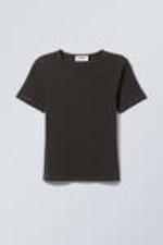 Donkerbruin - Nauwsluitend T-shirt - 3