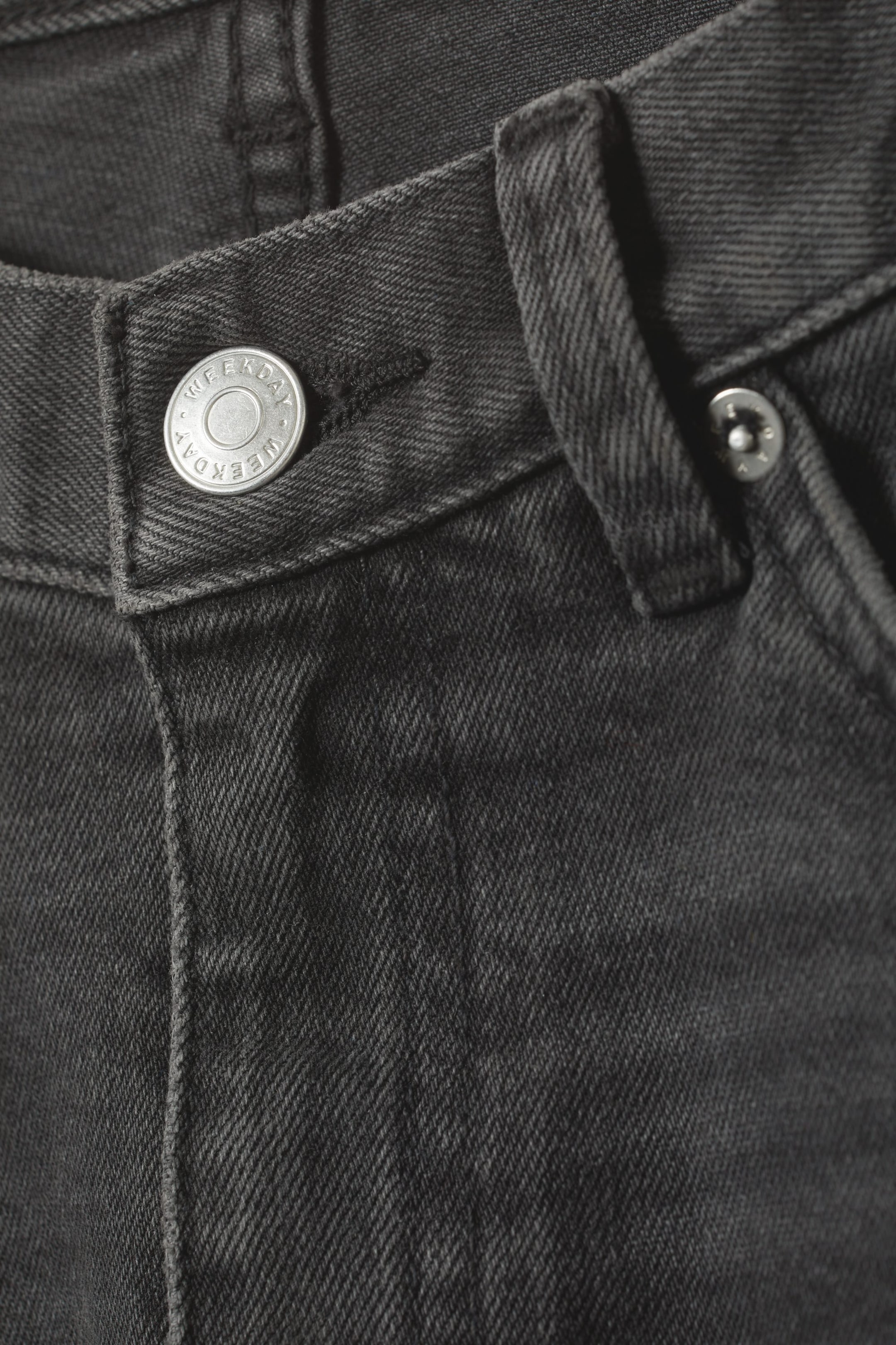 Washed black V5 - Twig Mid Slim Straight Jeans - 1