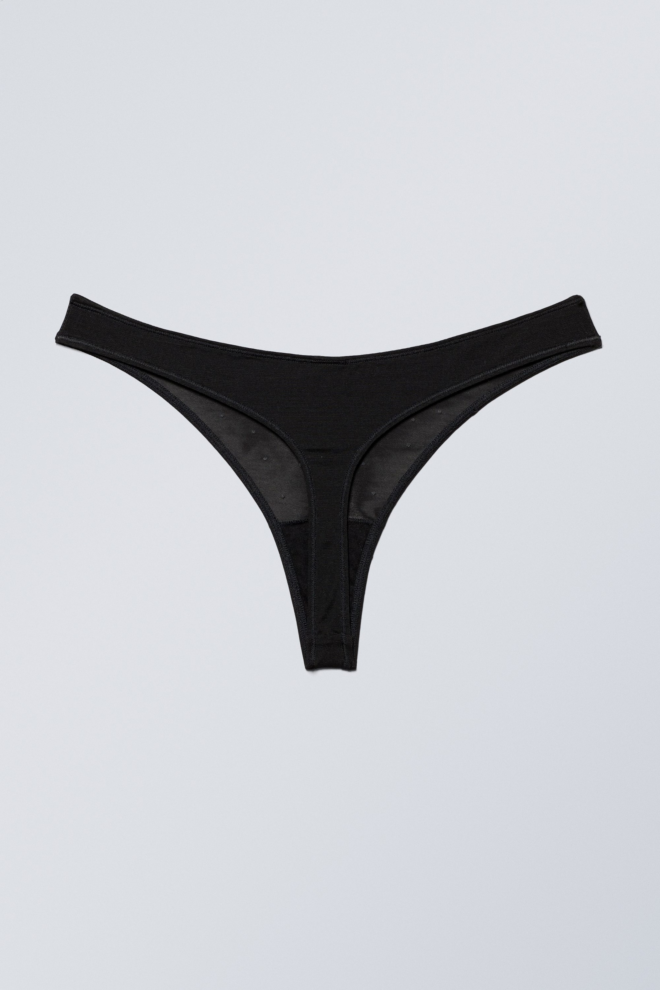 Black sequins - Sam Printed Thong - 1