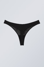 Black sequins - Sam Printed Thong - 1