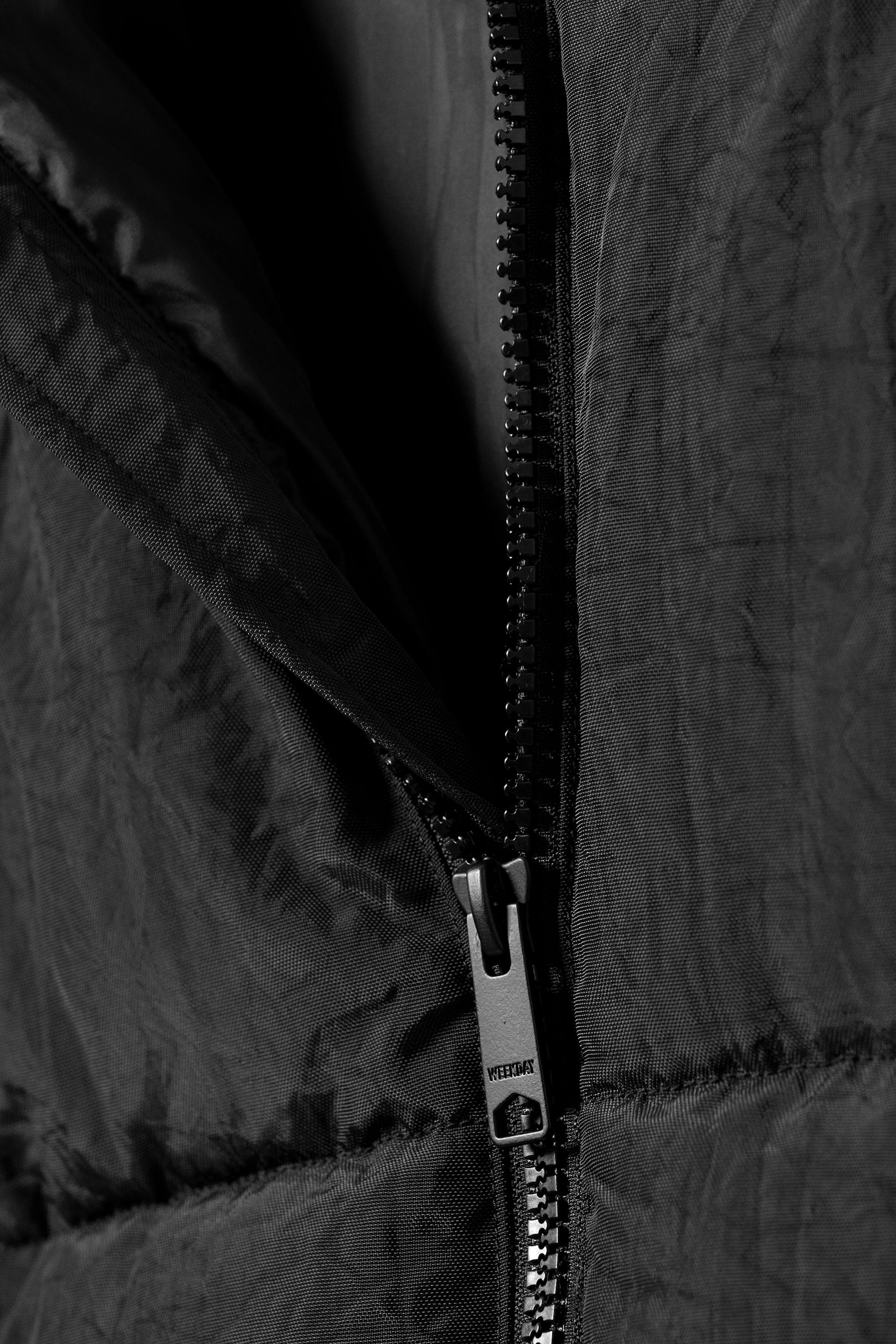 Schwarz - Pufferjacke Pat - 1