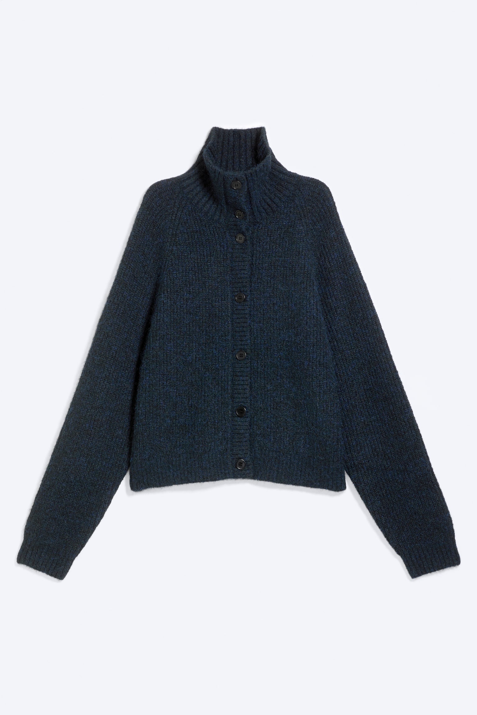 Buttoned cardigan - Dark Blue/Prachově Šedý Melange