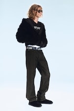 Extra Black Rinse - Anti Unisex Low Waist Regular Straight Jeans - 2