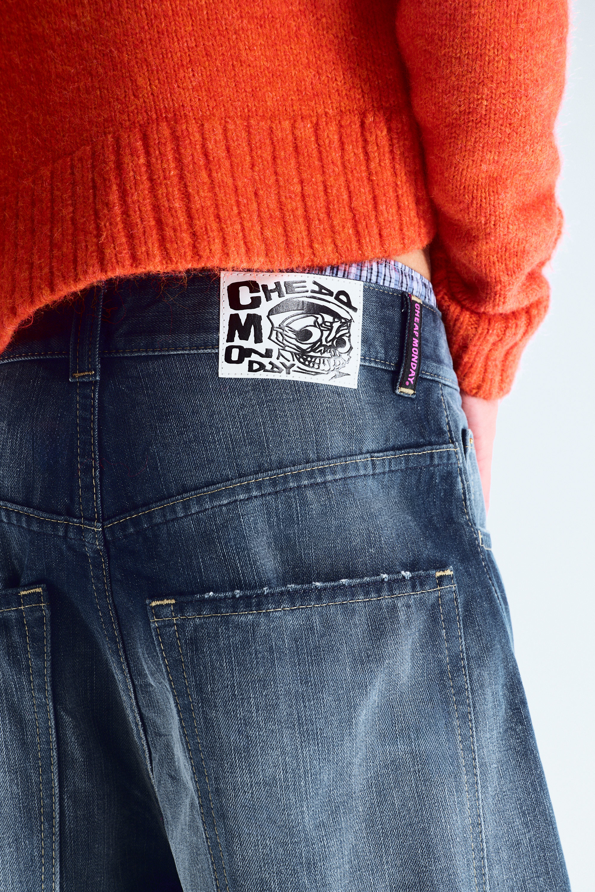 Star Blue - Rad Super Regular Waist Loose Wide Jeans - 3