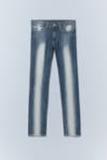 Blauw spray - Sleezie skinny jeans met lage taille - 4