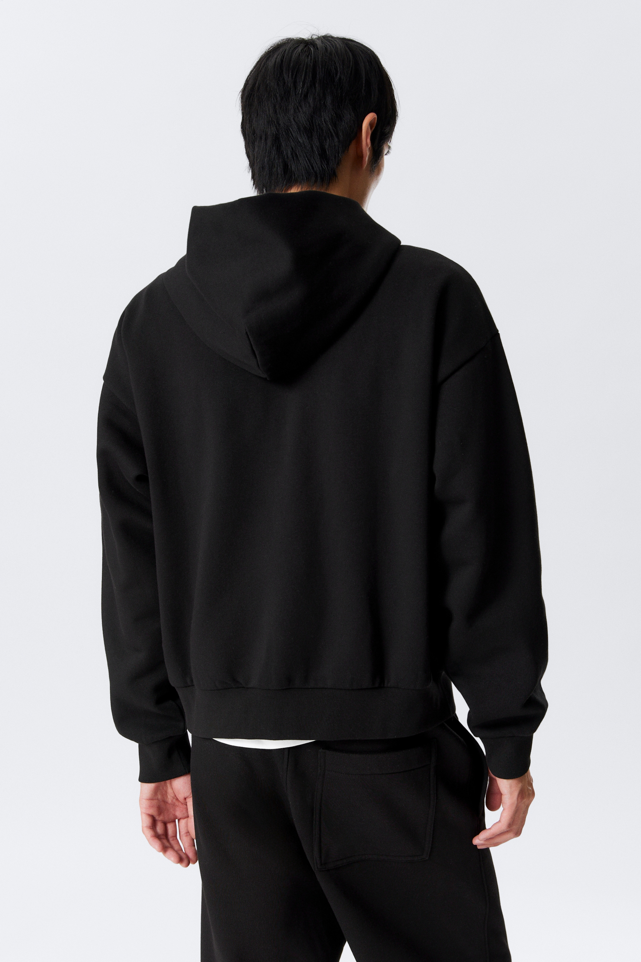 Agrandir l'image: Sweat à capuche zippé ample - Noir - HOMME | H&M CH 3