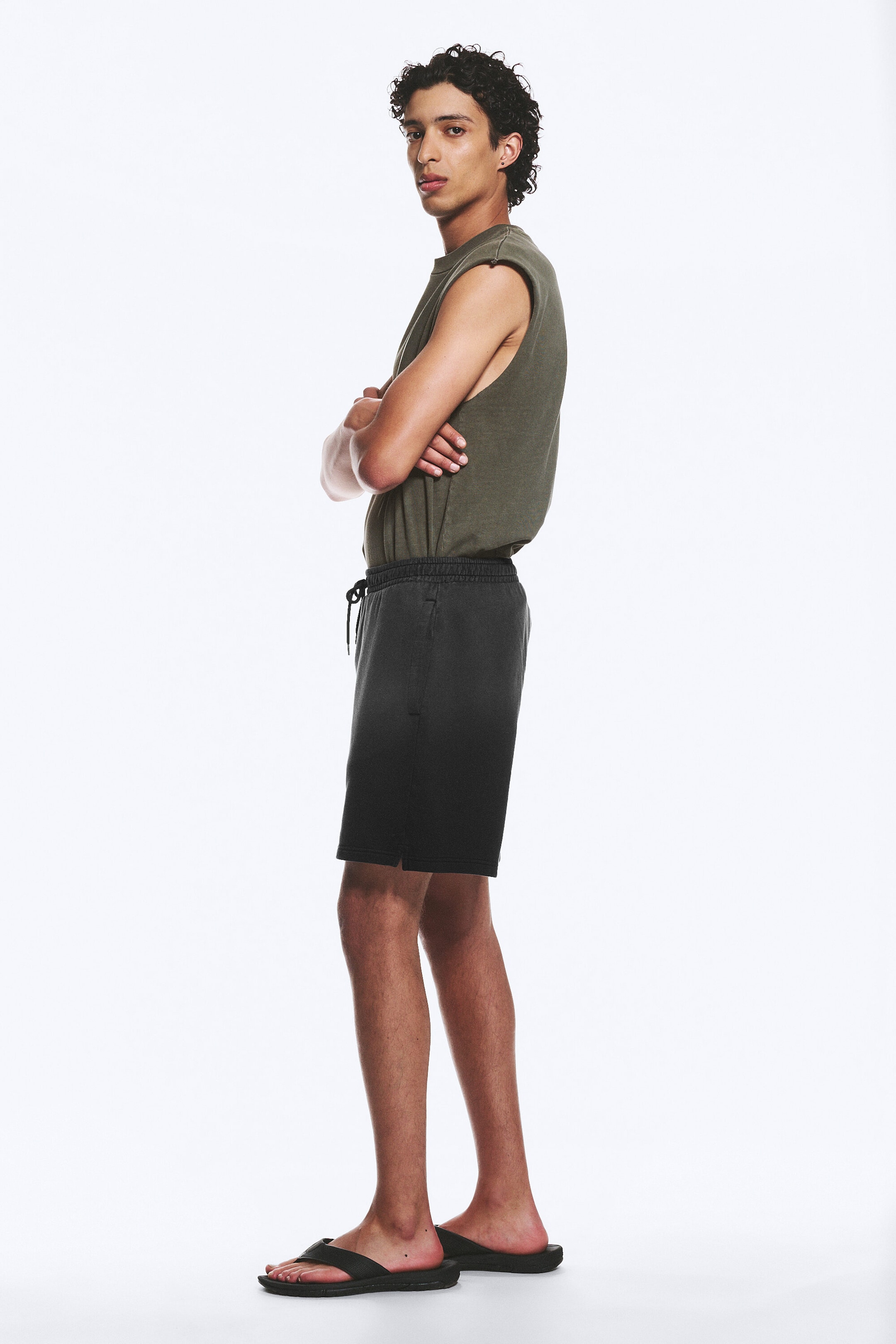 Zwart - Tricot short - 2