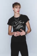 Black - I'm a Mess - CM x LB Fitted Short-Sleeved Unisex T-shirt - 5