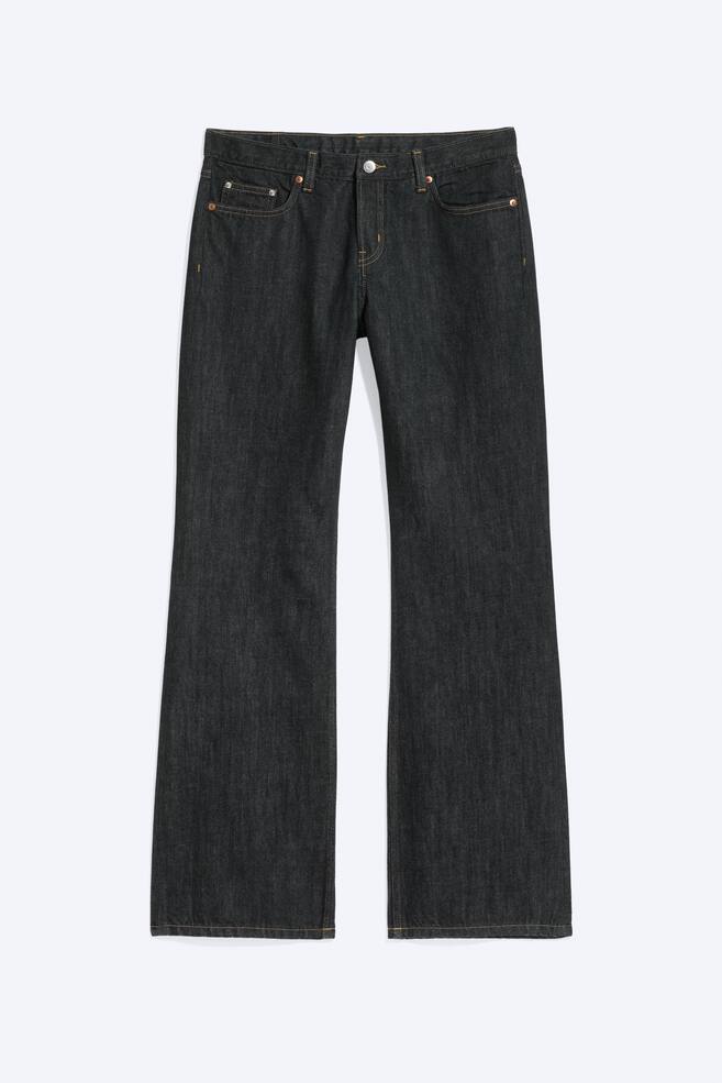 Jeans Aura relaxed a vita bassa con bootcut - Lavaggio blu – Blu scuro/Alien Black - Nero lavato/Hunter Blue - Blu medio - 1
