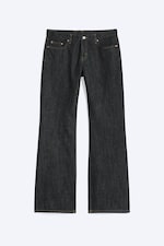 Blue Rinse - Dark Blue - Aura Low Rise Relaxed Bootcut Jeans - 5
