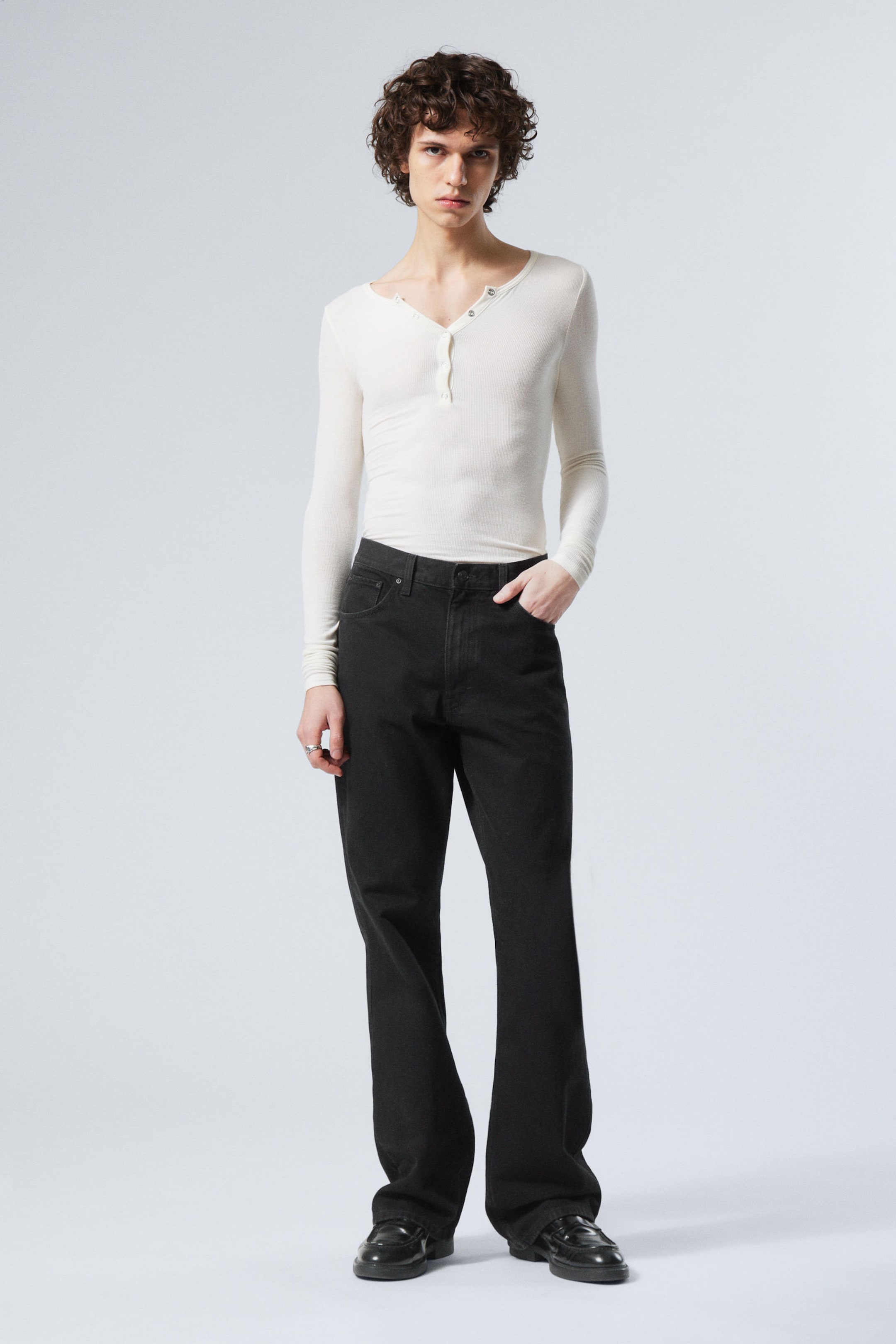 #272628 - Mercury Relaxed Bootcut Leg Jeans - 1