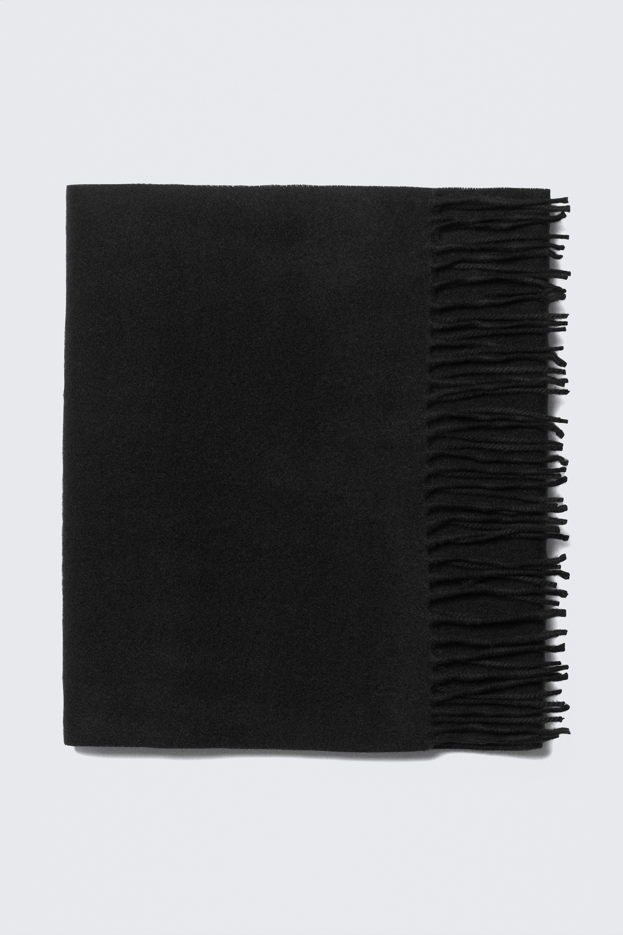 Größeres Bild anzeigen: Langer gewebter Wollschal - Schwarz - Ladies | H&M AT 2