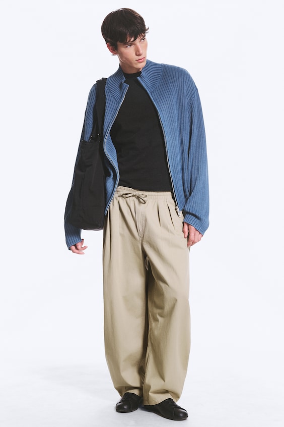 Kardigan Relaxed Knitted Zip