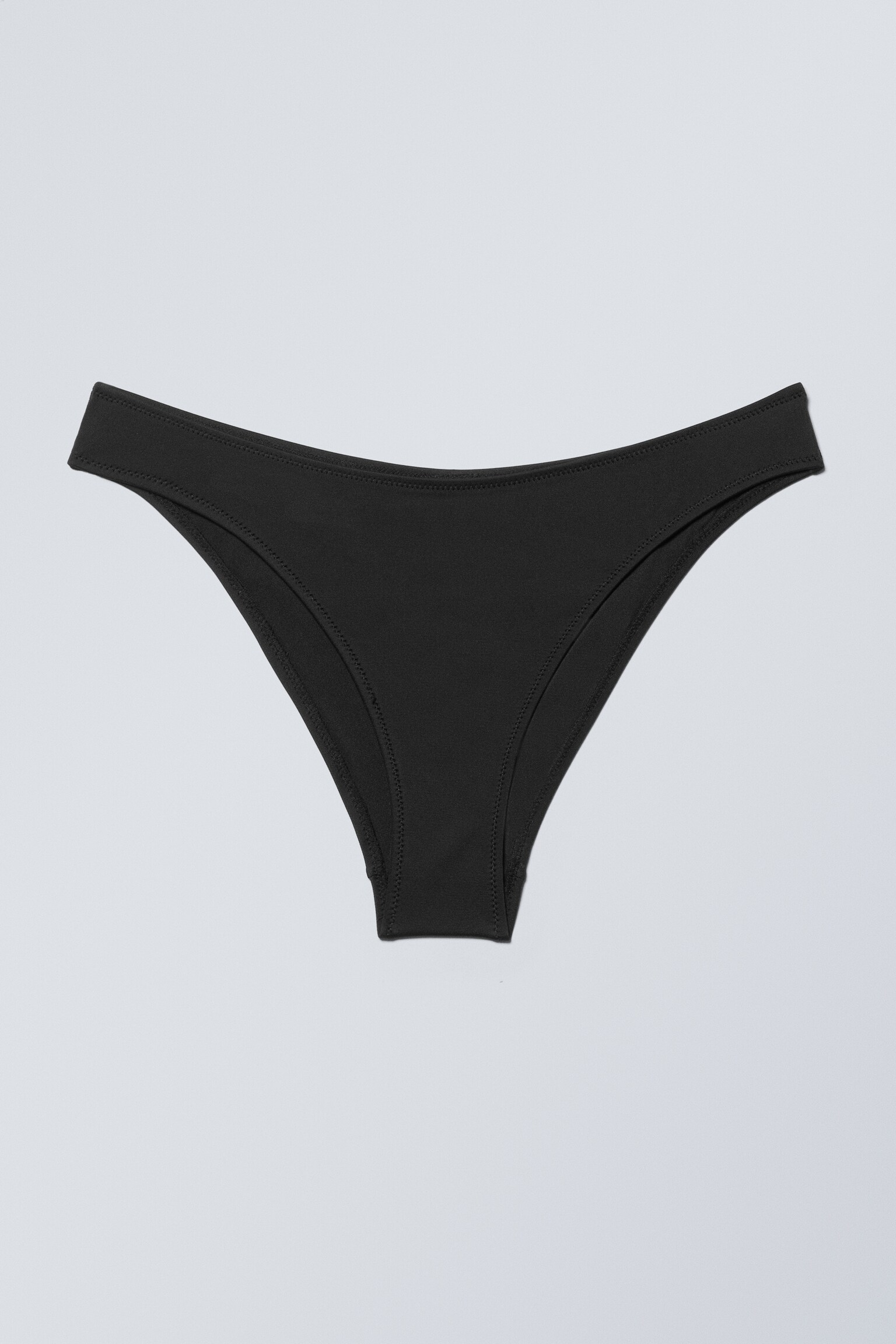 Scoop Bikini Bottoms - Black/Dark Brown/Light Blue/Dark Blue