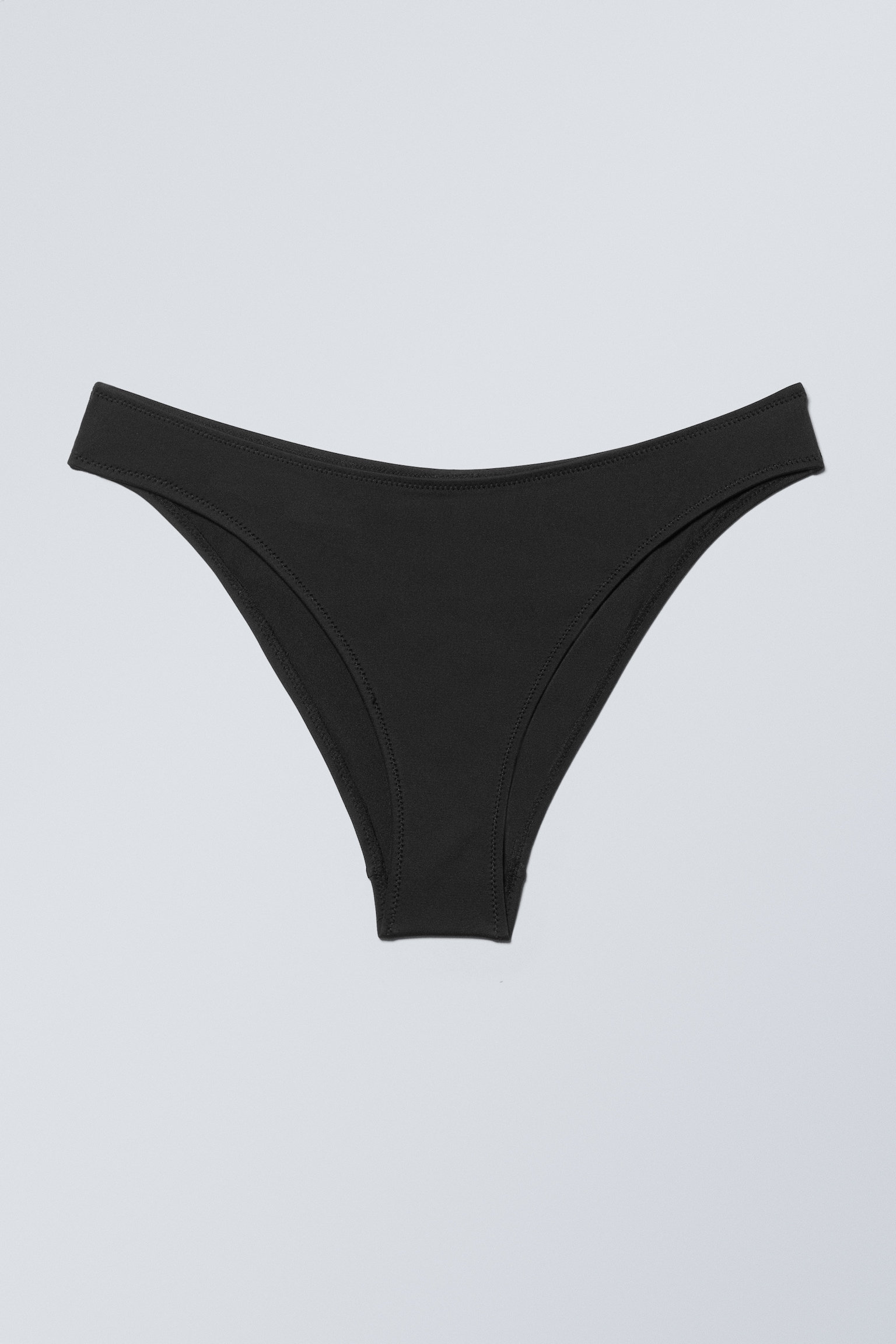 Bikinibroekje met ronde tailleband - Zwart/Donkerbruin/Lichtblauw/Donkerblauw