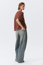 Rostbraun - Kastiges T-Shirt Perfect - 2