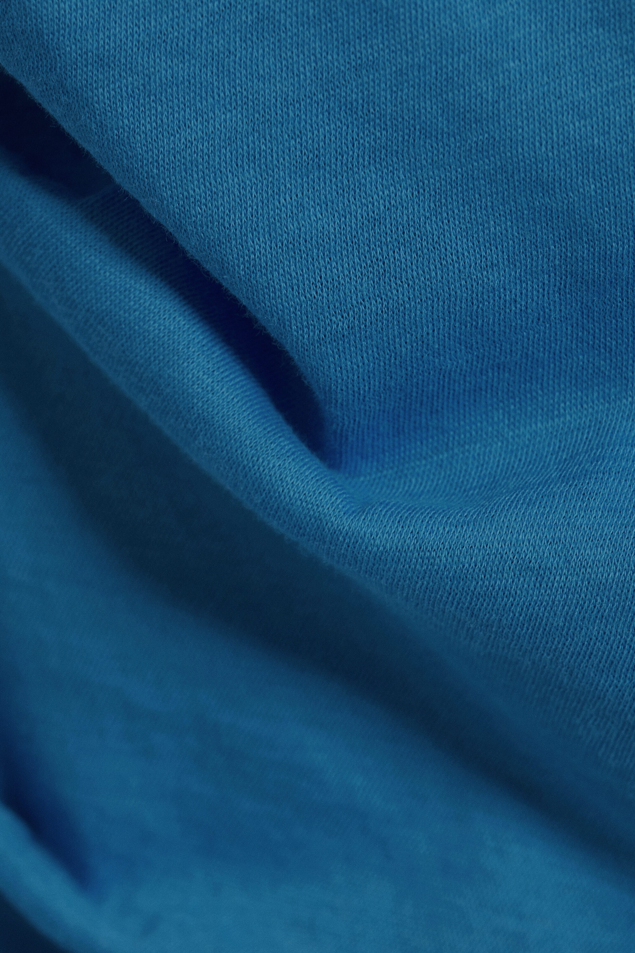 Blue - Schulterfreies Langarmtop - 2