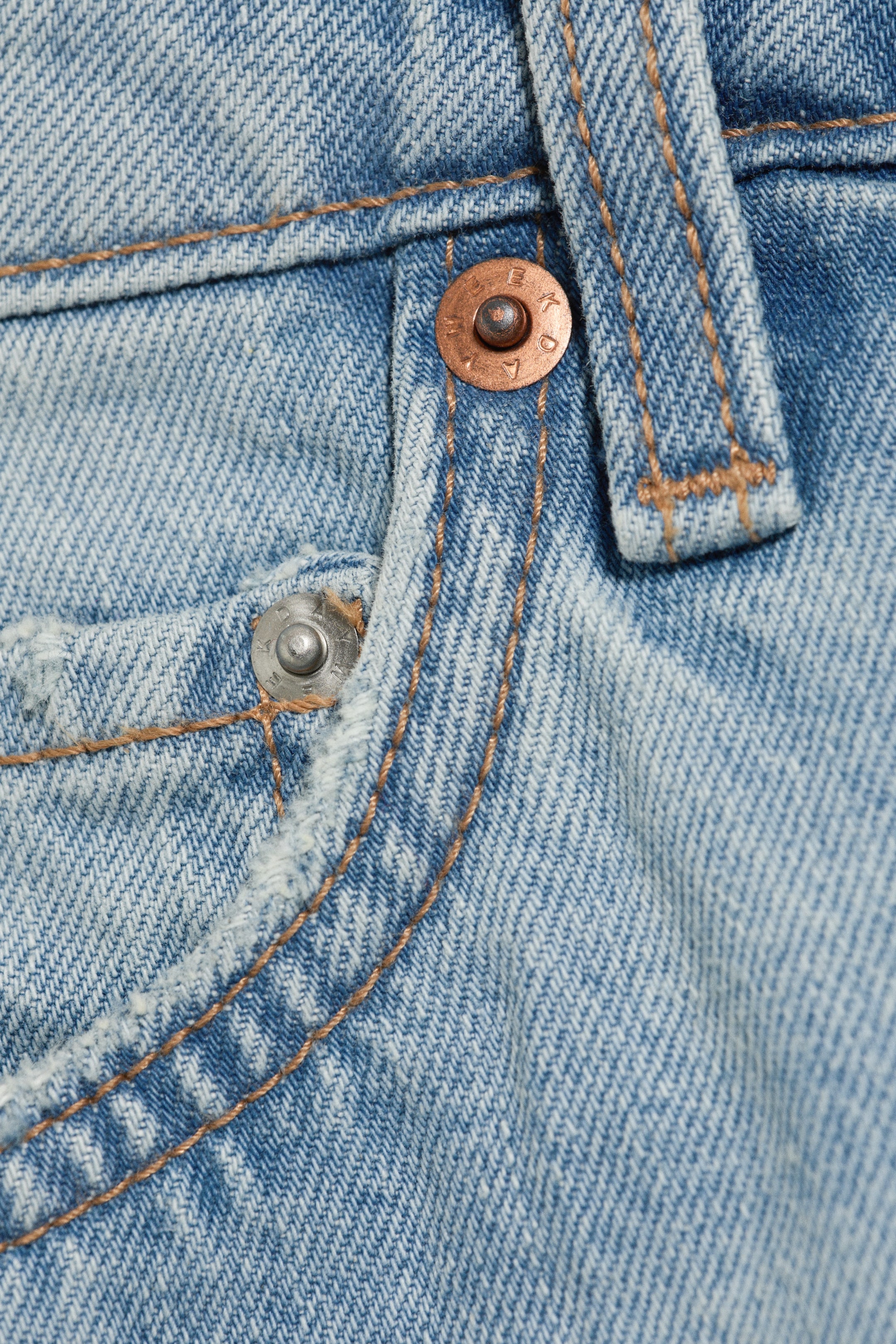 Kimberley Blue - Light Blue - Monterey Low Rise Denim Shorts - 5