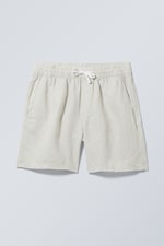 Ecru - Olsen Linen Shorts - 0