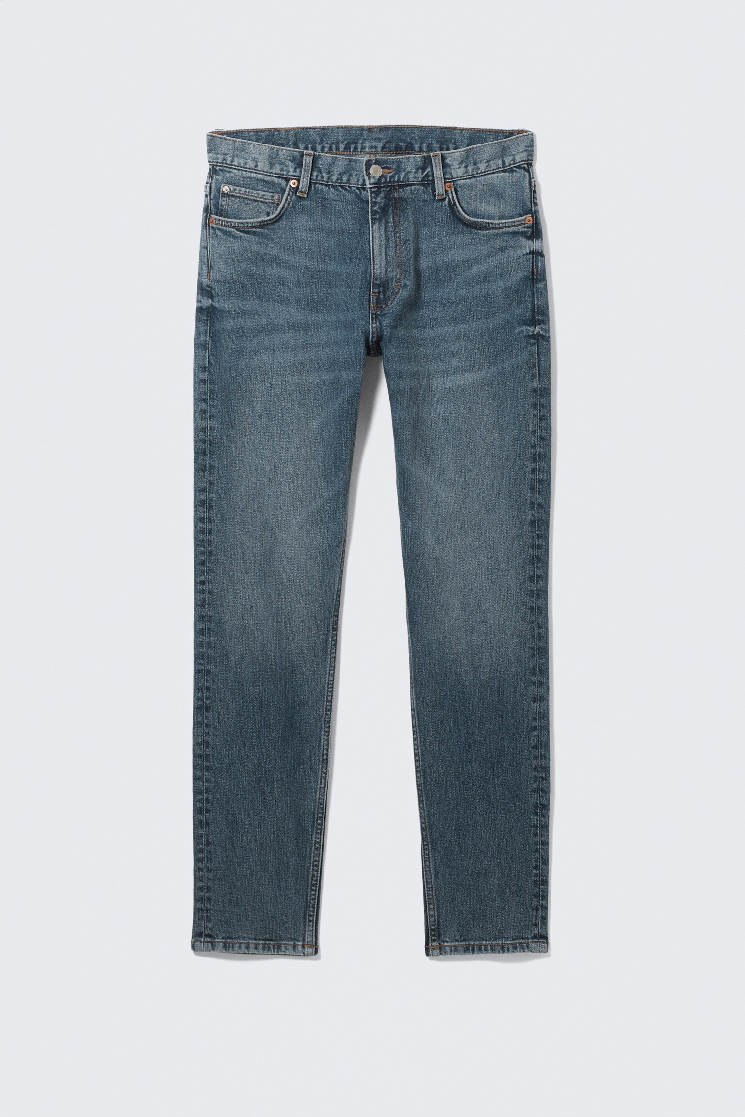 Sunday Slim Tapered Leg Jeans - Thunder Blue - Medium Blue - 2