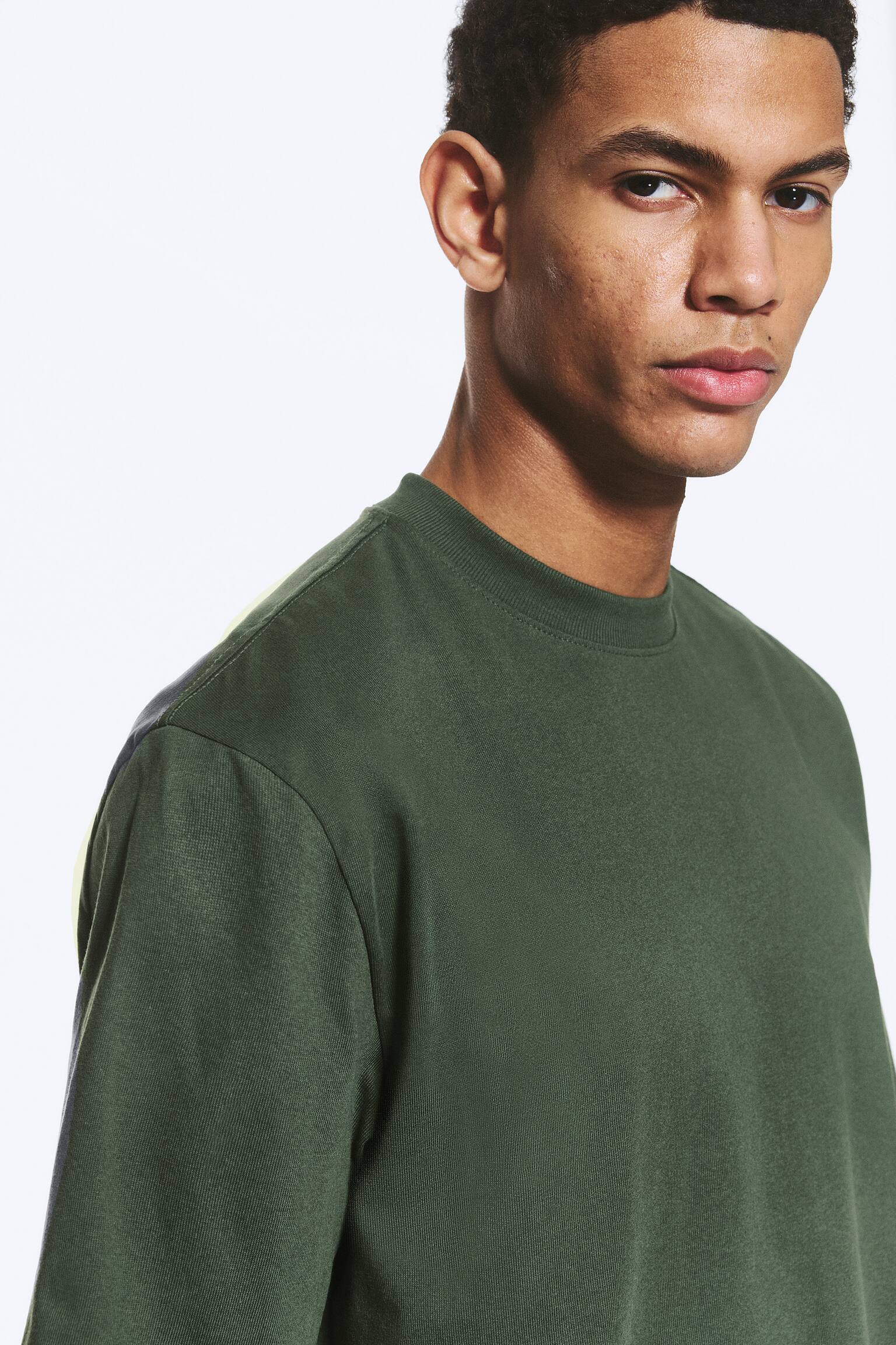 Relaxed T-shirt - Dark Green/Dark Navy Blue/Washed Blue/Black/Bright Blue/White - 3