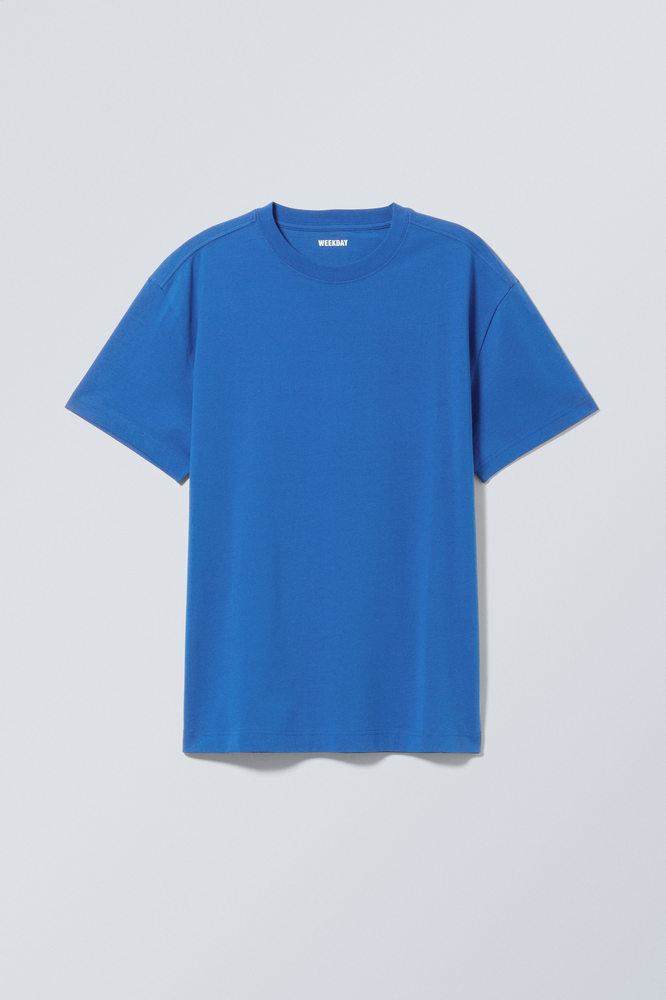 Leuchtendes Blau - Schweres Oversized-T-Shirt - 3