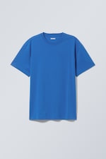 Leuchtendes Blau - Schweres Oversized-T-Shirt - 3