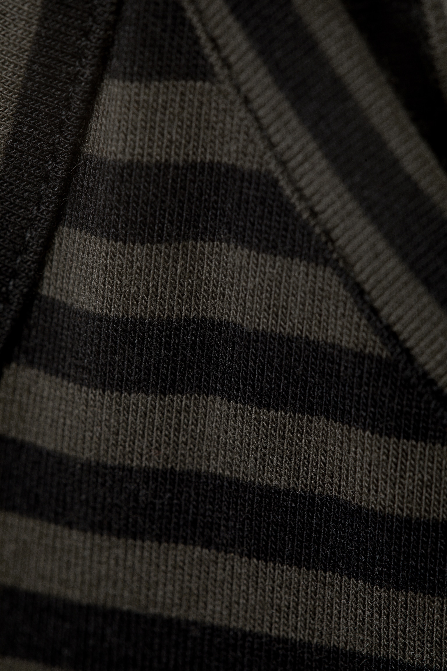 Smooth Strap Maxi Dress - Dark Mole & Black Stripes/Off-black - 5