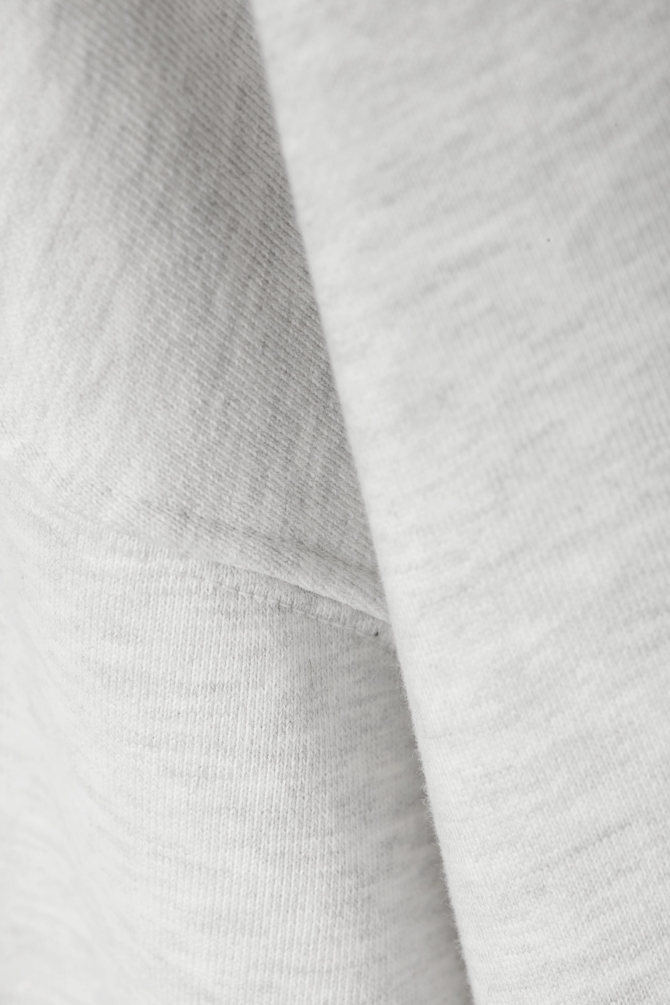 Light Grey - Long-Sleeved Oversized Sweatshirt - 2