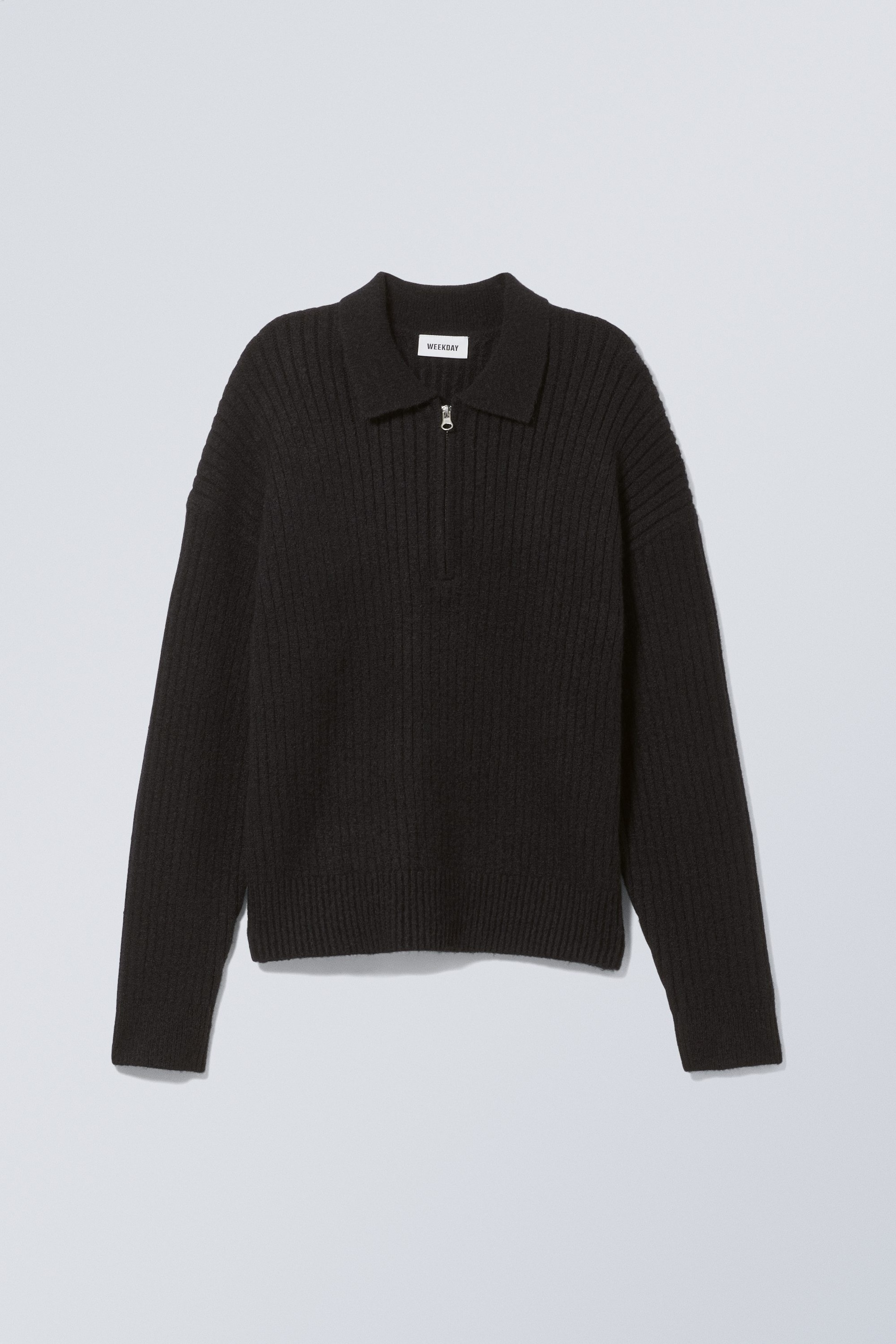 Black - Nicki Piké Sweater - 0