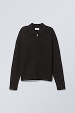 Black - Nicki Piké Sweater - 0