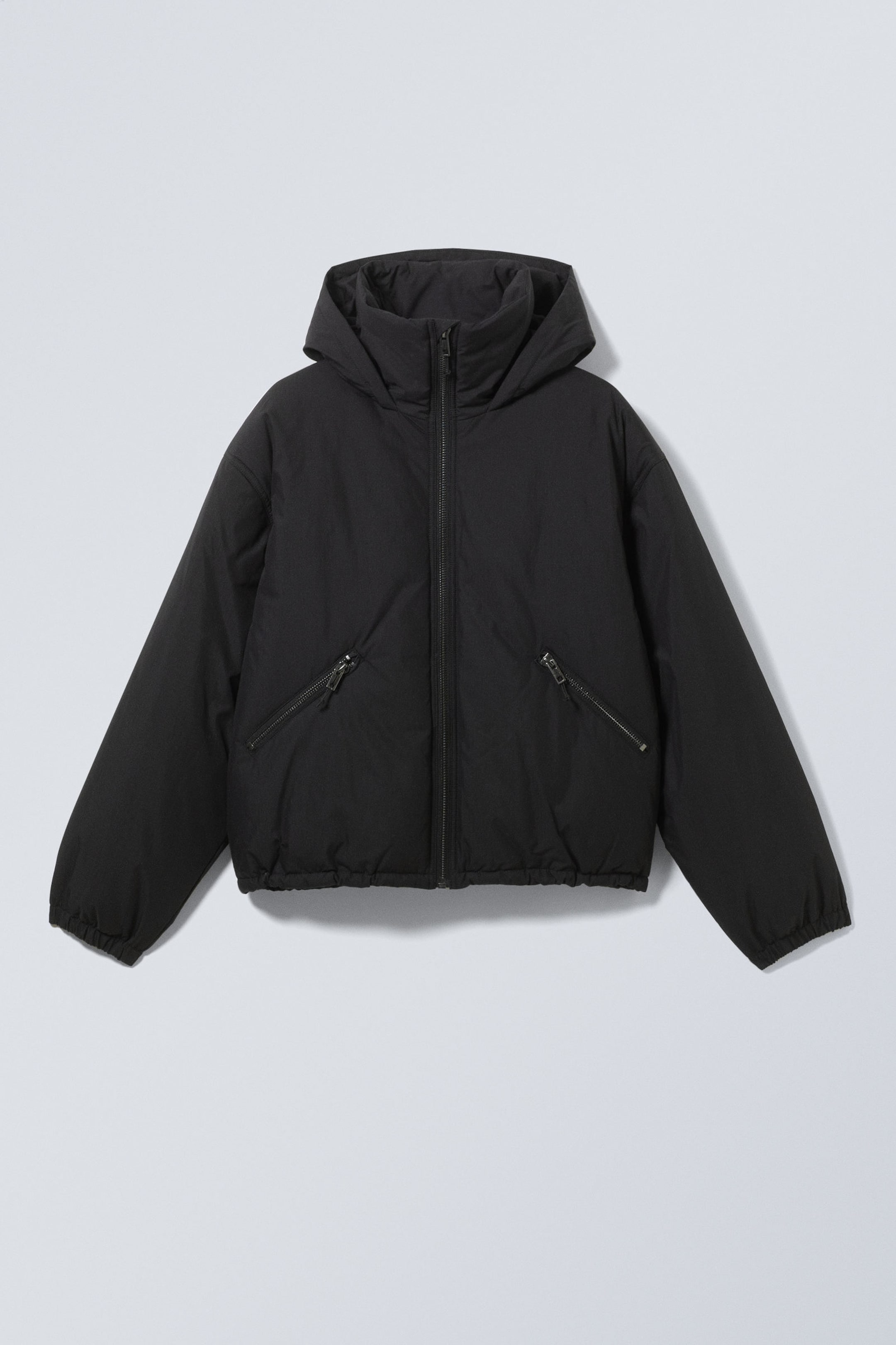 #272628 - Padded Hooded Puffer Jacket - 1