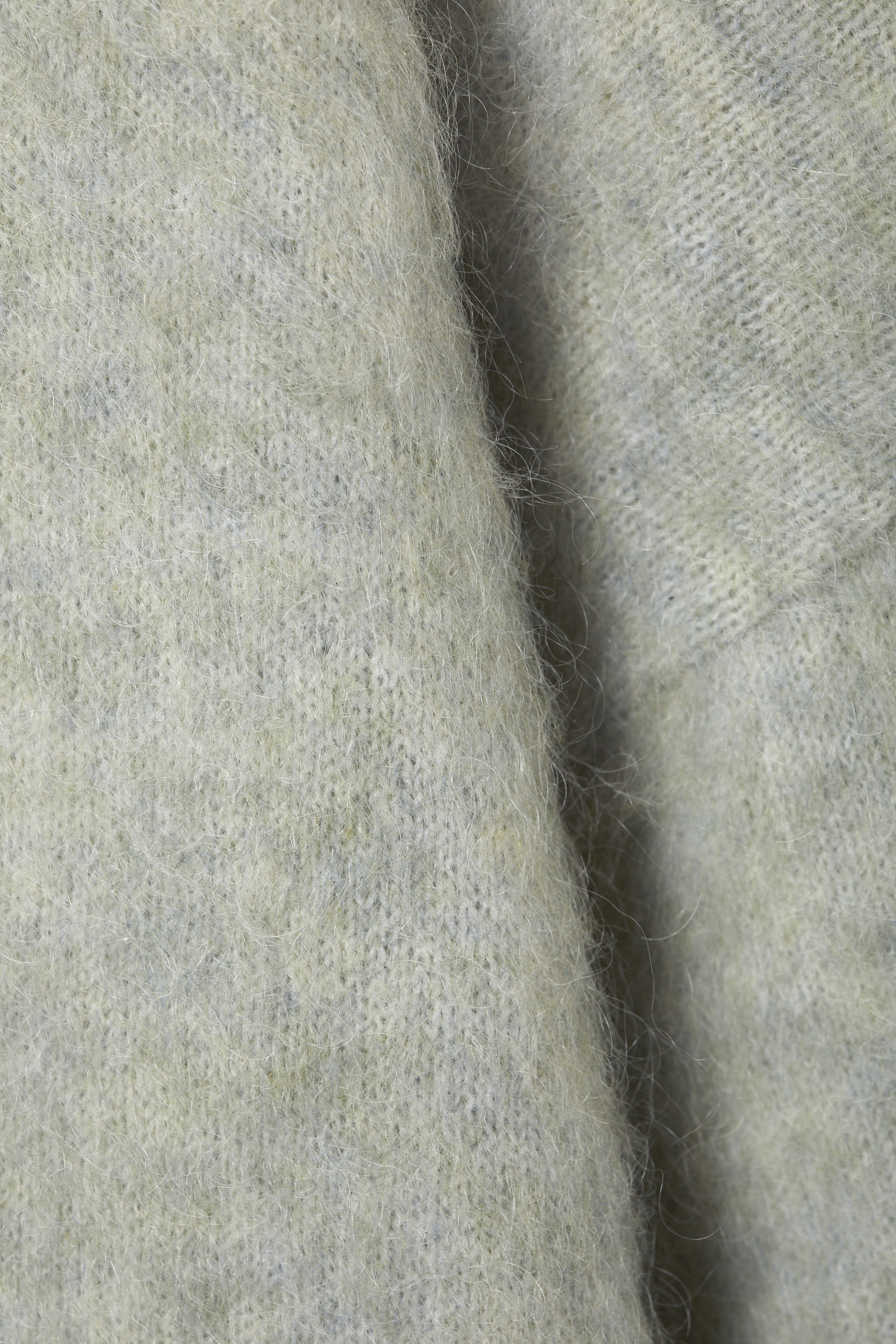 oversized knitted mohair blend sweater - Sage Green | Weekday WW