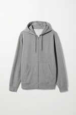 Grey - Standard Midweight Zip Hoodie - 0