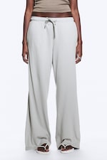 Light Dusty Grey - Relaxed Pyjama Trousers - 1