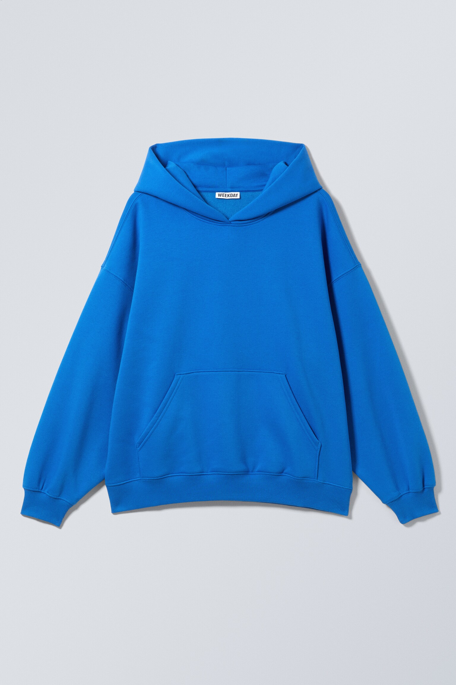Oversized Heavyweight Hoodie - Bright Blue/Dark Blue/Black/Light Grey Melange/Roșu spălat/Maro închis